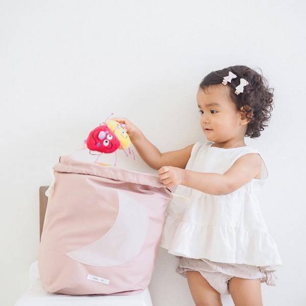 「おもちゃ片付かない問題」をスッキリ可愛く解決♪中身が見やすい北欧カラーのおもちゃ収納袋【インスタグラマーさんの活用術】[PR]