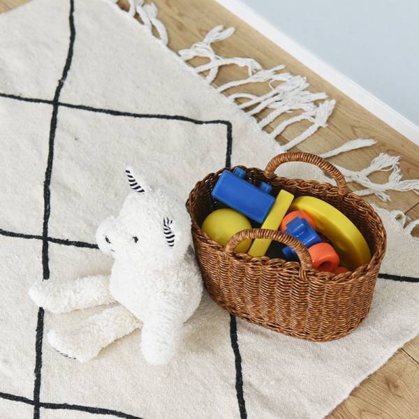 水まわり収納でも活躍。ジャブジャブ洗えて衛生的、まるでラタン！なバスケット[PR]