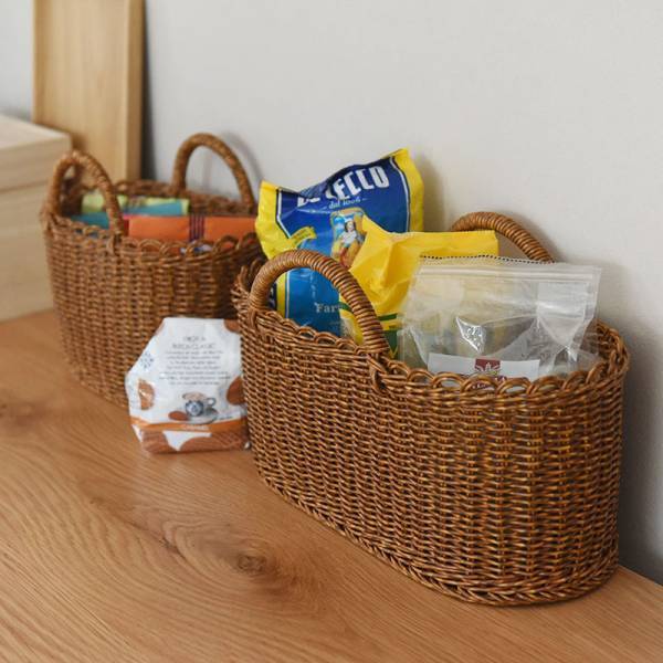 水まわり収納でも活躍。ジャブジャブ洗えて衛生的、まるでラタン！なバスケット[PR]