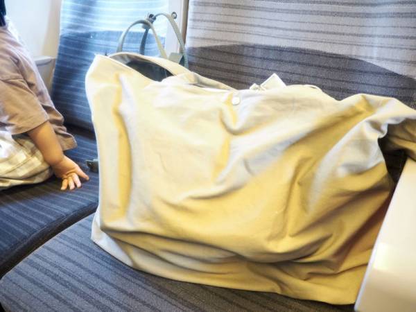 子連れ帰省に、bon moment（ボンモマン）のビッグトートバッグが大活躍した話[PR]