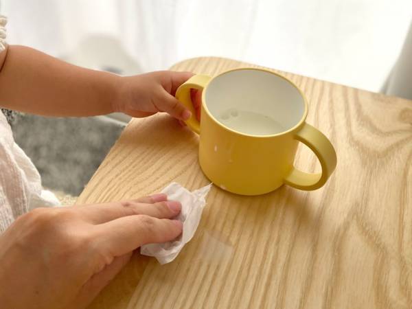 キッチンやテーブルのちょい拭きに大活躍！ リビング使いできる「トイレットペーパーケース」