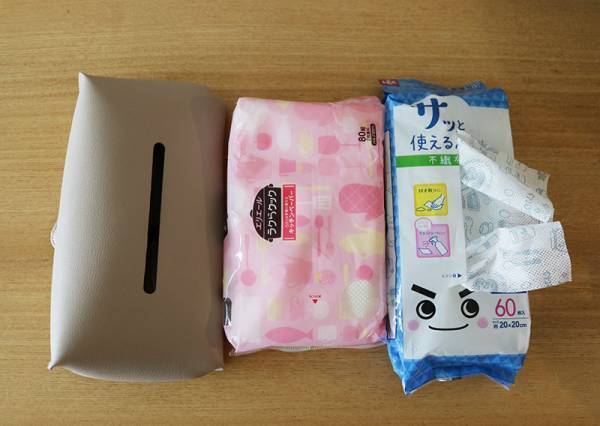 生活感、消えます！明るめニュアンスカラーのフェイクレザーティッシュケースが使ってみたら便利だった話。スタッフの使用レポ♪[PR]