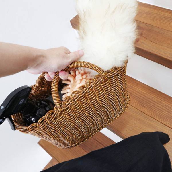天然素材に見えて実は洗えます！オシャレ収納が叶う洗えるバスケット。みんなの使い方は？[PR]