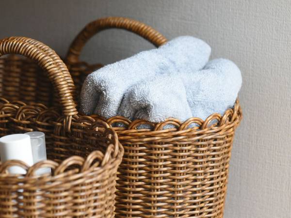 天然素材に見えて実は洗えます！オシャレ収納が叶う洗えるバスケット。みんなの使い方は？[PR]