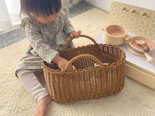 天然素材に見えて実は洗えます！オシャレ収納が叶う洗えるバスケット。みんなの使い方は？[PR]