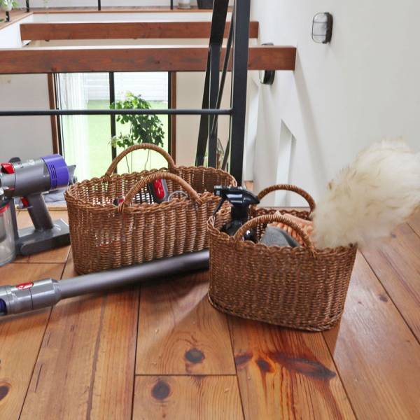 天然素材に見えて実は洗えます！オシャレ収納が叶う洗えるバスケット。みんなの使い方は？[PR]