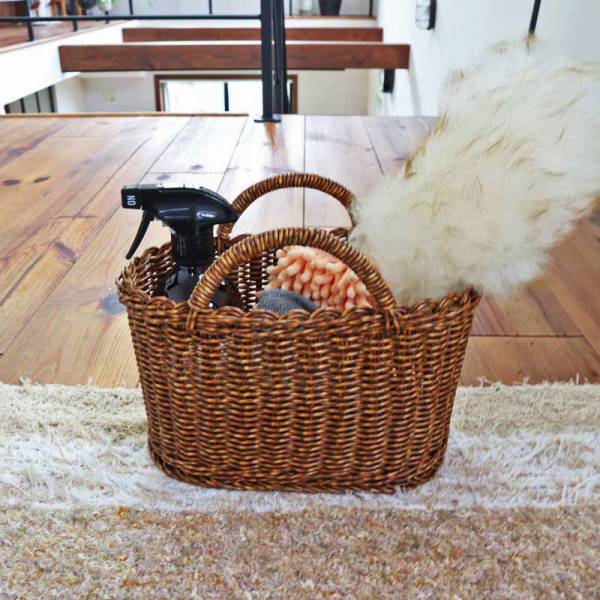天然素材に見えて実は洗えます！オシャレ収納が叶う洗えるバスケット。みんなの使い方は？[PR]