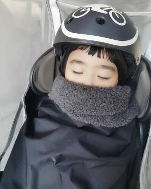冬の自転車が楽しくなる♪子ども達を風から守るクッカヤプー「自転車ブランケット」インスタグラマーさんから届いた使用レポ[PR]