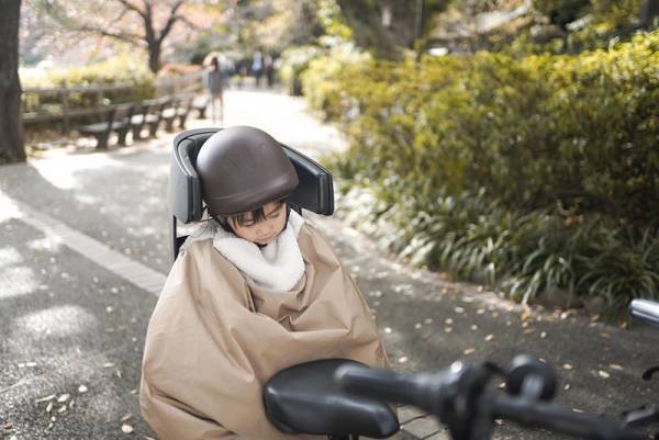 冬の自転車が楽しくなる♪子ども達を風から守るクッカヤプー「自転車ブランケット」インスタグラマーさんから届いた使用レポ[PR]