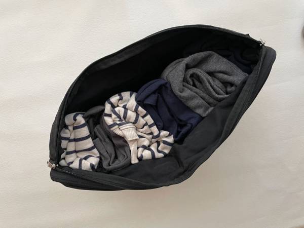旅支度がラクになる！bon momentの「圧縮できるトラベルポーチ」活用法。[PR]