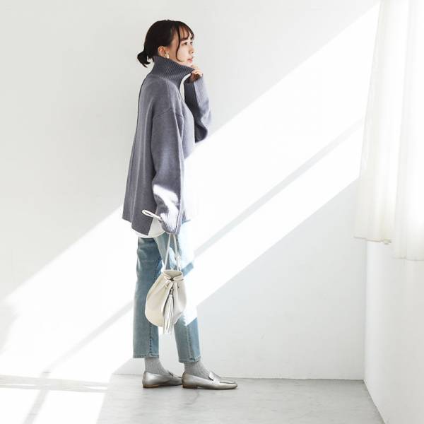 暖かさもオシャレさも諦めない！冬コーデ基本のニット＆パンツ特集[PR]