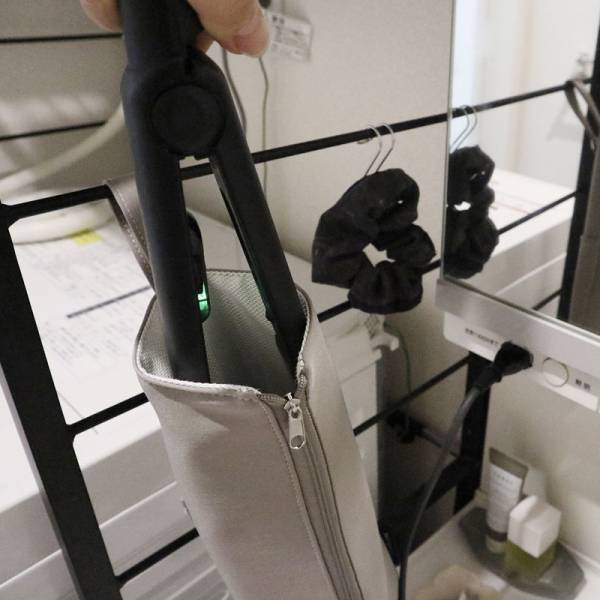 サニタリーがスッキリ広々♪吊り下げられる耐熱ポーチで快適になった話。愛用スタッフ使用レポ！[PR]