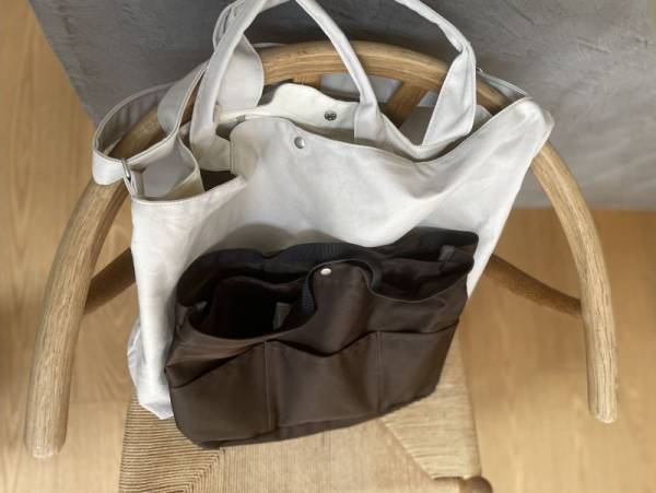 年末の帰省やマザーズバッグに！スッキリ収納できる大容量トートバッグセット【インスタグラマーさんのもの選び】[PR]