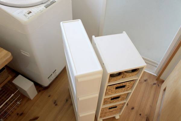 諦めていた洗濯機横に新たな収納が！隙間にフィット「幅14cmのスリムストッカー」[PR]