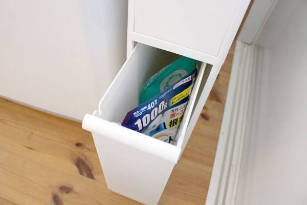 諦めていた洗濯機横に新たな収納が！隙間にフィット「幅14cmのスリムストッカー」[PR]