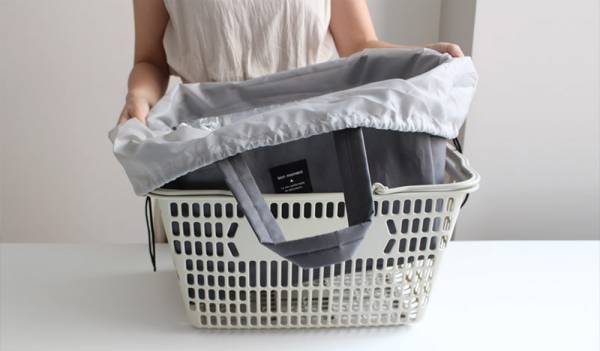 子連れのスーパーのお買物から週末のキャンプにまで大活躍！bon moment 買い物カゴバッグ【インスタグラマーさんのもの選び】[PR]