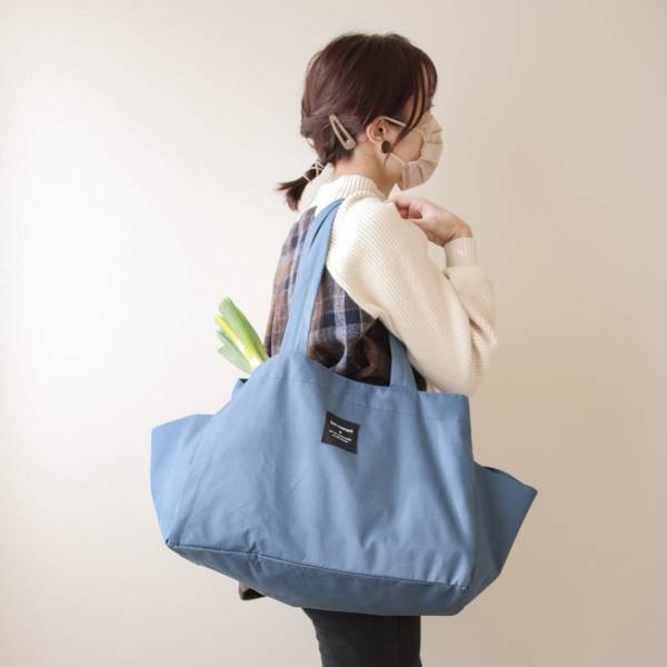 子連れのスーパーのお買物から週末のキャンプにまで大活躍！bon moment 買い物カゴバッグ【インスタグラマーさんのもの選び】[PR]