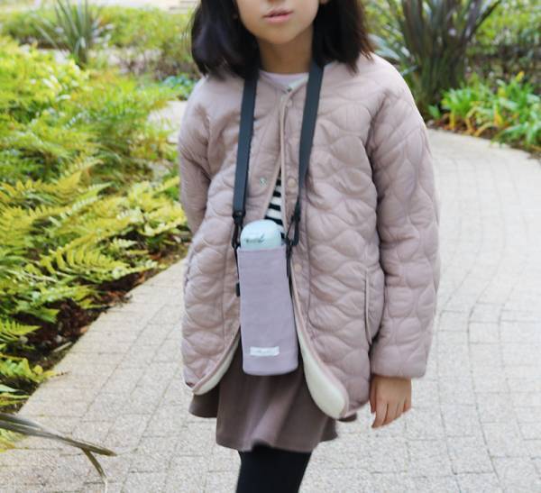 シンプルなステンレボトルを通学水筒に。傷や汚れを守る「クッカヤプーの水筒カバー」[PR]