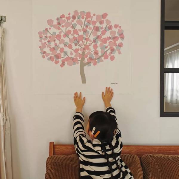 一足先に春気分♪お部屋がパッと華やかになる「春タペストリー」インスタグラマーさんの素敵なお部屋レポ[PR]