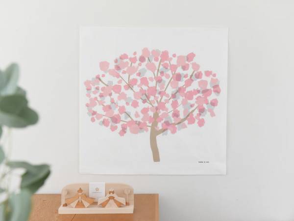 一足先に春気分♪お部屋がパッと華やかになる「春タペストリー」インスタグラマーさんの素敵なお部屋レポ[PR]