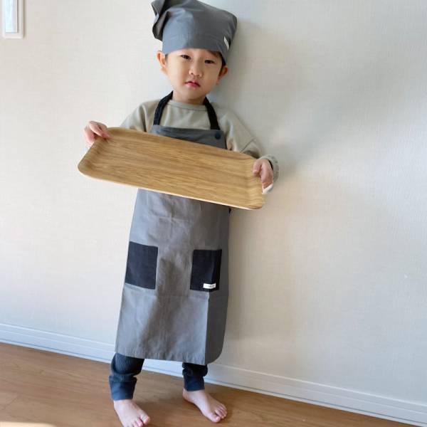 おままごとから園イベント、小学校使いまで。高学年まで長く使える「kukka ja puuキッズエプロン」[PR]
