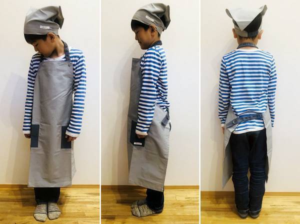 おままごとから園イベント、小学校使いまで。高学年まで長く使える「kukka ja puuキッズエプロン」[PR]