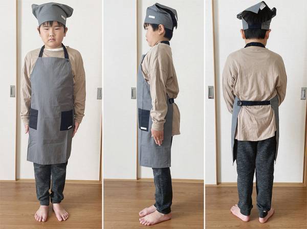 おままごとから園イベント、小学校使いまで。高学年まで長く使える「kukka ja puuキッズエプロン」[PR]