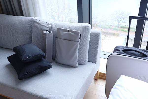 旅行や帰省のかさばる荷物を簡単圧縮！ 「トラベルポーチ」スタッフ活用術