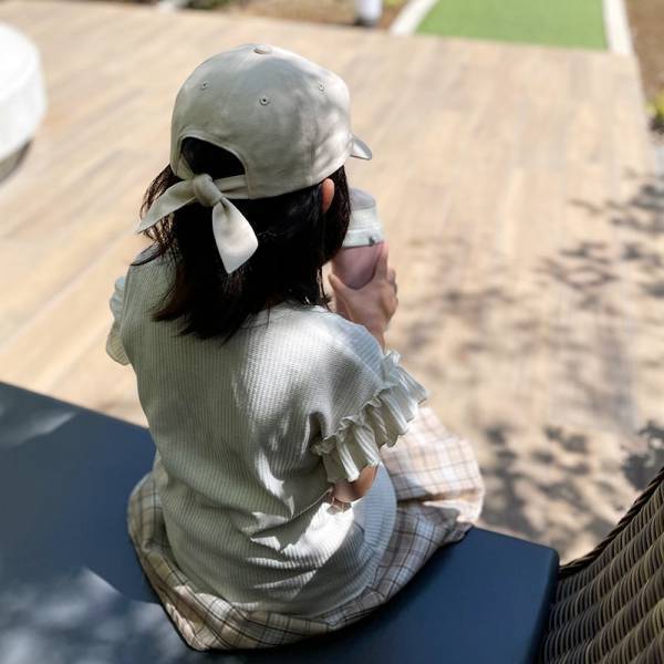 キャップに憧れるお年頃キッズからジュニアサイズキッズまで。日よけタレ付きキッズキャップ新登場！[PR]