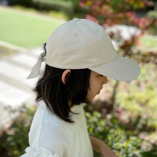 キャップに憧れるお年頃キッズからジュニアサイズキッズまで。日よけタレ付きキッズキャップ新登場！[PR]