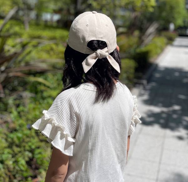 キャップに憧れるお年頃キッズからジュニアサイズキッズまで。日よけタレ付きキッズキャップ新登場！[PR]