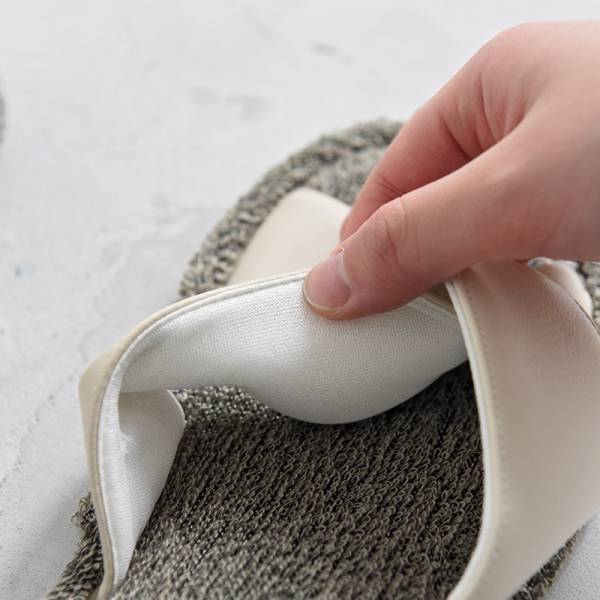 芝生を歩いてるみたい！？ベタつく素足にシャリッと爽やか「bon moment 夏スリッパ」[PR]