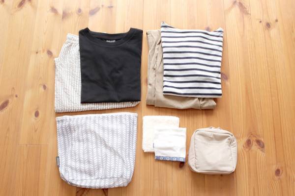 子連れ帰省の荷物、どこまで小さくなる？「圧縮できるトラベルポーチ」使ってみました[PR]