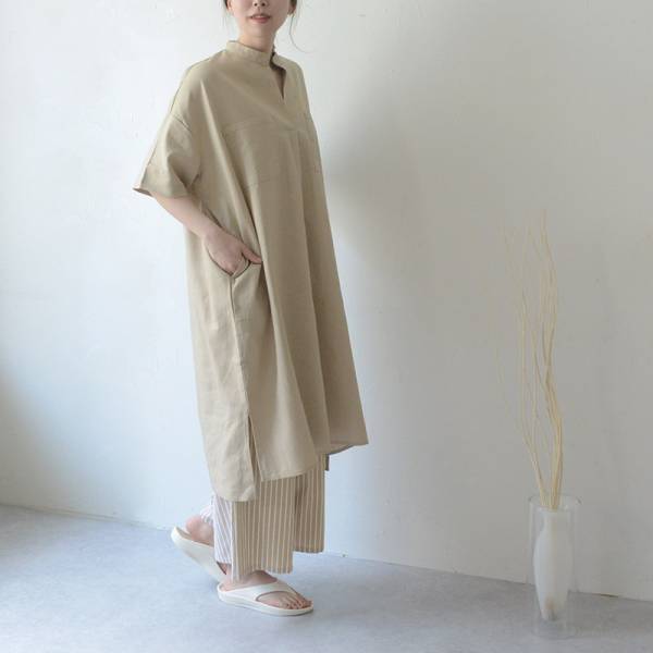 風を通してリラックス。bon moment夏の新作ルームウエアは、爽やかストライプ柄！[PR]