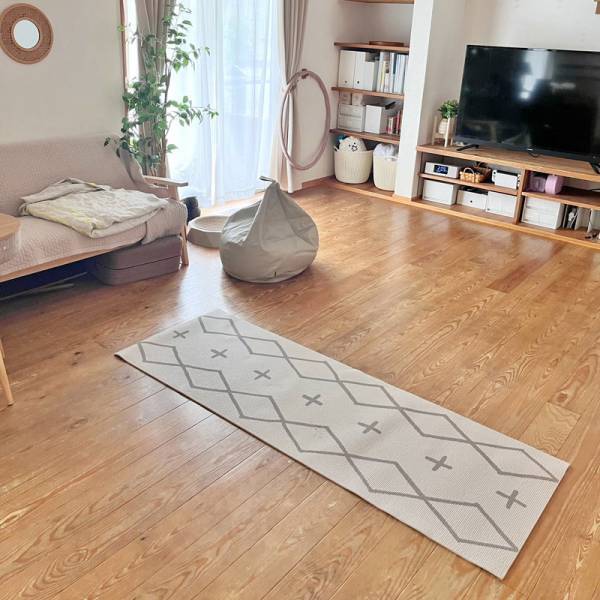 敷きっぱなしでOK！まるでラグのような「ヨガマット」が登場。インスタグラマーさんも早速ご愛用中です♪[PR]