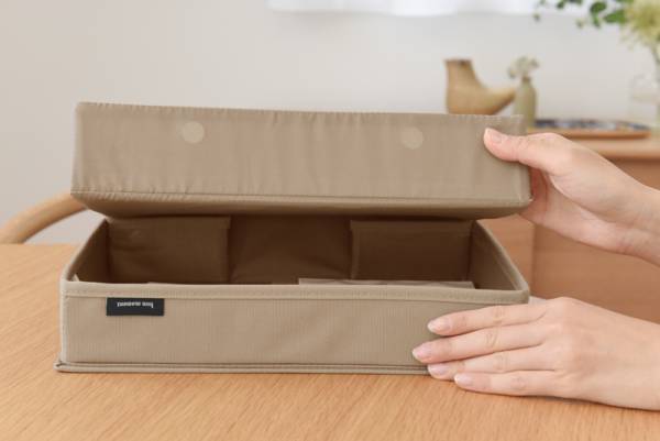 立てて見せ置き＆サッと取り出せる、大人のお道具箱「ツール収納ボックス」。愛用スタッフはこう使っています！[PR]