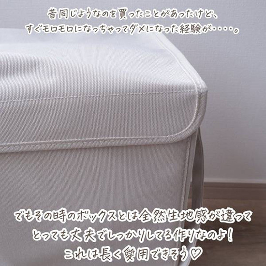 ごちゃごちゃしがちな洗濯アイテムをスッキリ収納！ 「ランドリー収納ボックス」