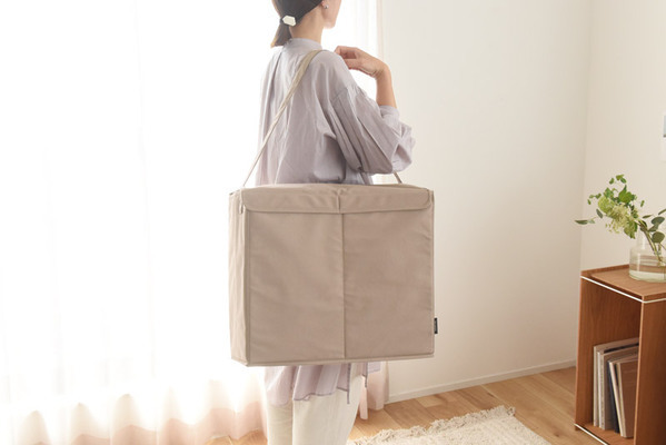 ごちゃごちゃしがちな洗濯アイテムをスッキリ収納！ 「ランドリー収納ボックス」