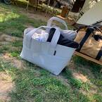 かさばる荷物もぽんぽん入れて一気に運べる 夏のレジャーに大活躍「大容量　洗えるトートバッグ」[PR]