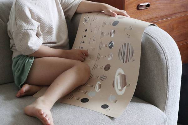 子どもの「好き・知りたい」をもっと育てたい！リビングに飾れる「フォルネ惑星ポスター」スタッフの愛用レポ第2弾[PR]