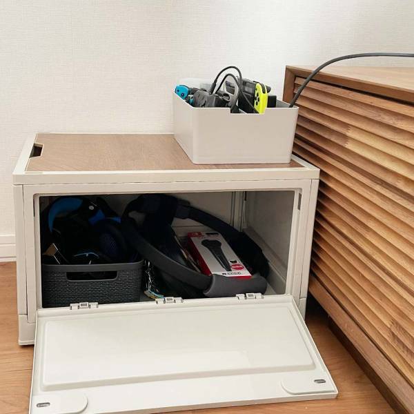 見た目と使いやすさ、どちらも叶う！複数使いでスッキリ片付く「仕切り収納ボックス」スタッフの使い方[PR]