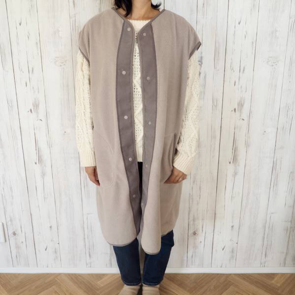 暖かいまま朝までぐっすり。パジャマの上から着てそのまま寝られる、大人の女性のための「ボアスリーパー」[PR]