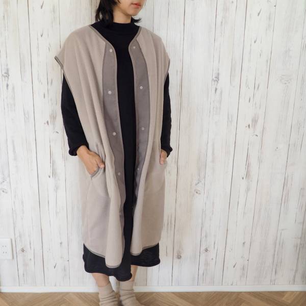 暖かいまま朝までぐっすり。パジャマの上から着てそのまま寝られる、大人の女性のための「ボアスリーパー」[PR]