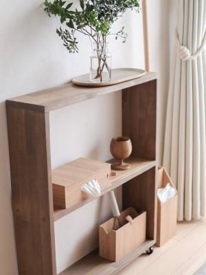 秋冬のプチ模様替えにも◎「やさしい木目調シリーズ」で、お部屋の日用品もぬくもりカラーに切り替えよう【インスタグラマーさんのもの選び】[PR]