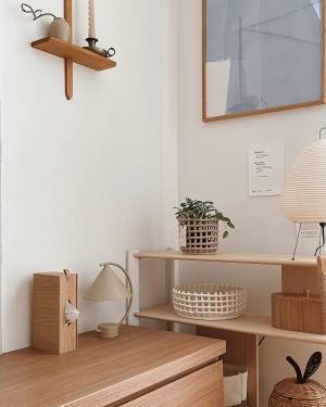 秋冬のプチ模様替えにも◎「やさしい木目調シリーズ」で、お部屋の日用品もぬくもりカラーに切り替えよう【インスタグラマーさんのもの選び】[PR]