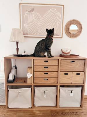 秋冬のプチ模様替えにも◎「やさしい木目調シリーズ」で、お部屋の日用品もぬくもりカラーに切り替えよう【インスタグラマーさんのもの選び】[PR]