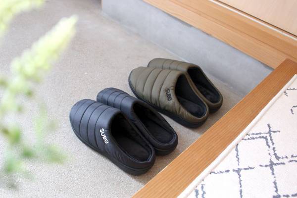 これは、もはや履くダウン。今年からわが家の冬のご近所サンダルはSUBUに決まり！[PR]