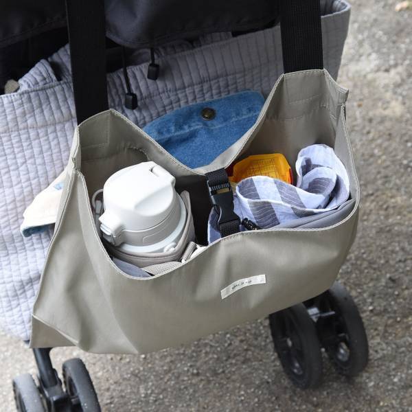 ベビーカーに買い物カゴが置ける！ママたち絶賛「クッカヤプー　ハンギングバッグ」