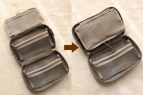 一泊旅行ならMサイズで身軽に！「bon moment　取り外せる 吊り下げポーチ」[PR]