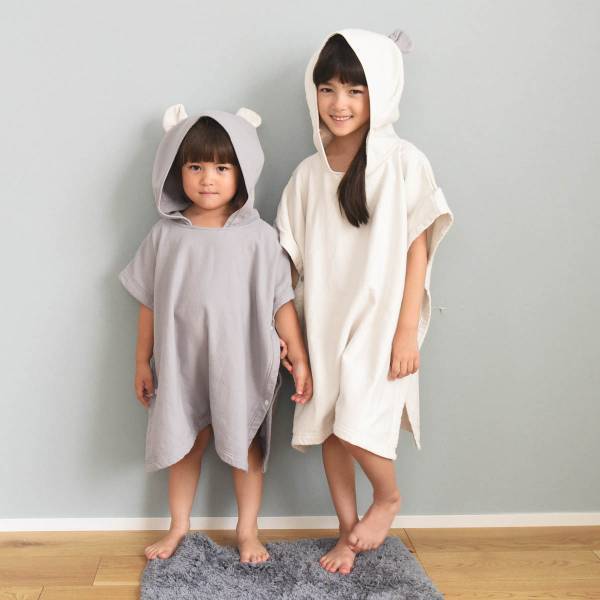 冬のお風呂上がりの救世主！　湯冷め知らずの「バスポンチョ」と「タオルキャップ」